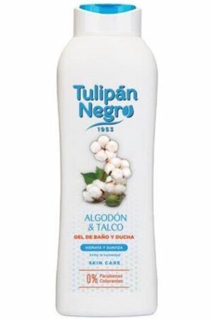 Bagnoschiuma Algodón e Talco – Tulipán Negro (650 ml)